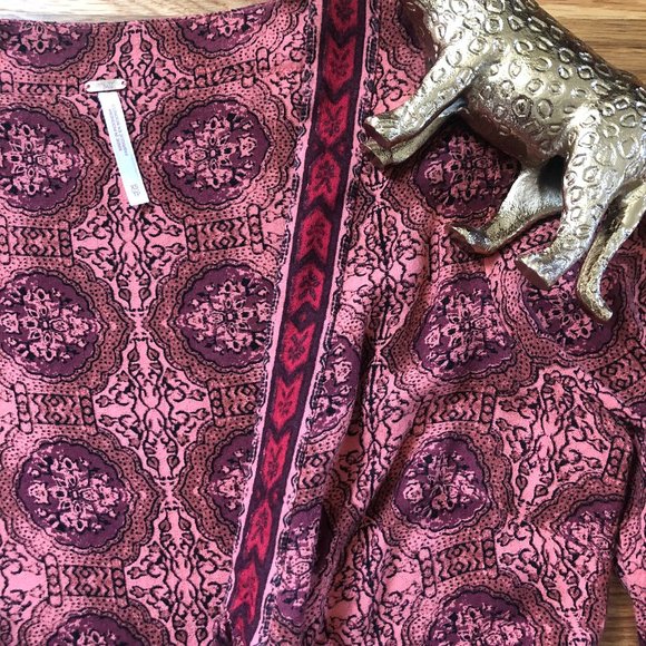 Bell Sleeve Time Of Your Life Boho Tie Front Top - Picture 8 of 8